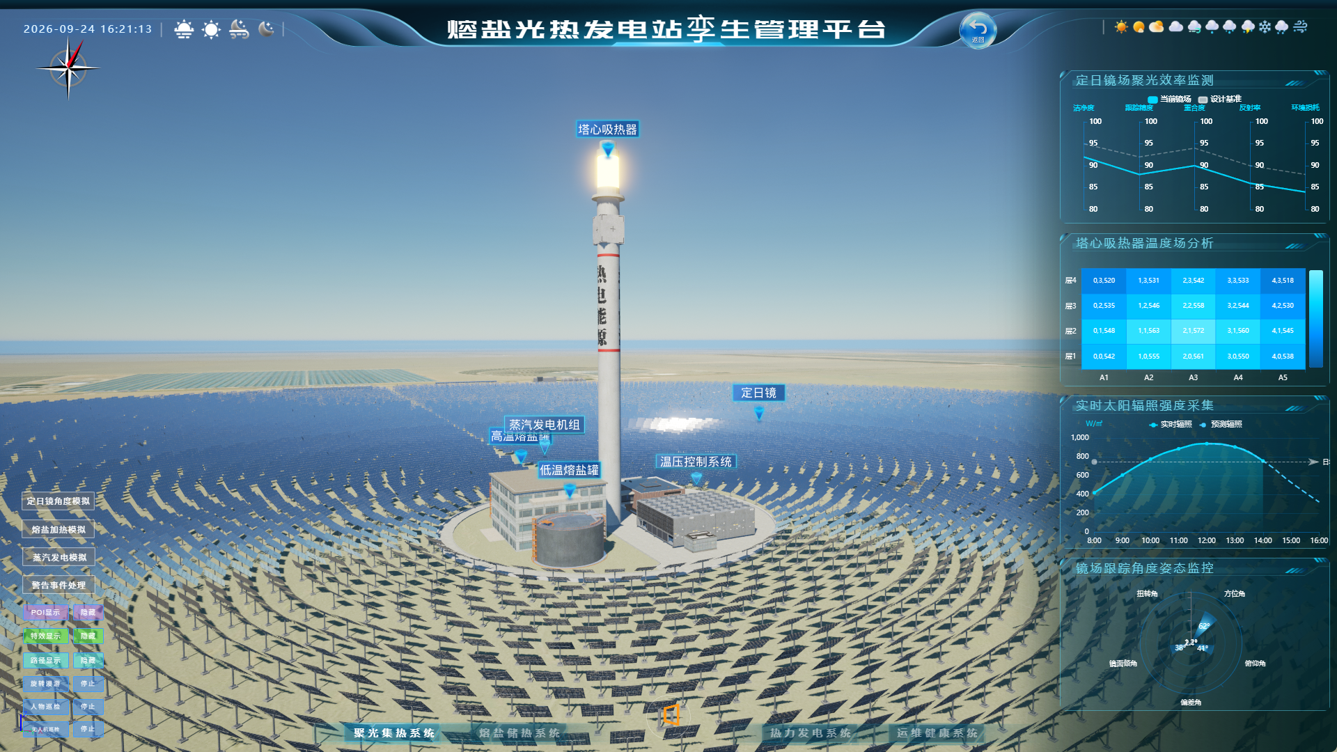 熔盐塔式光热电站(坐标94.424728，40.061897)预览图