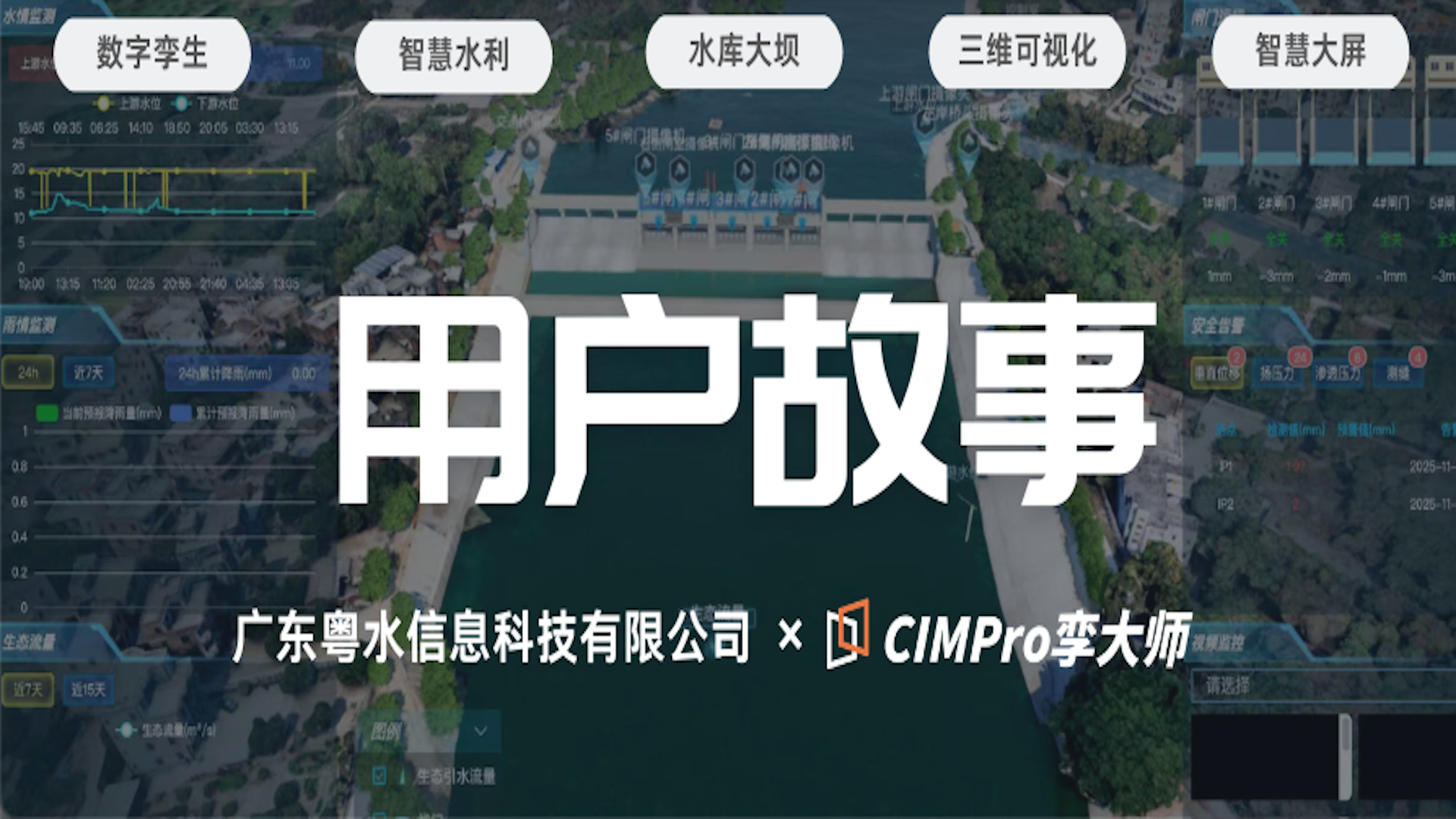 用户故事 | 广东粤水:水利“四预”怎么落地?某拦河闸坝的数字孪生实践